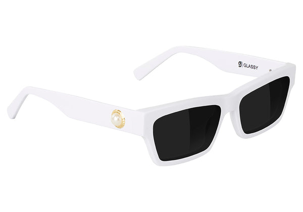glassy sunhaters P-Locs White
