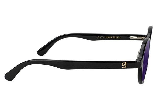 Glassy Sunhaters Prod Premium Black/Blue Mirror