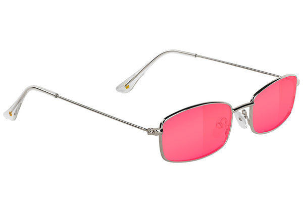 glassy sunhaters Rae Silver/Pink Mirror