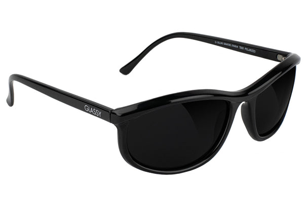 glassy sunhaters T800 Premium Black/Silver Mirror
