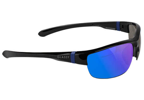 Glassy Sunhaters Weber Black/Blue Mirror