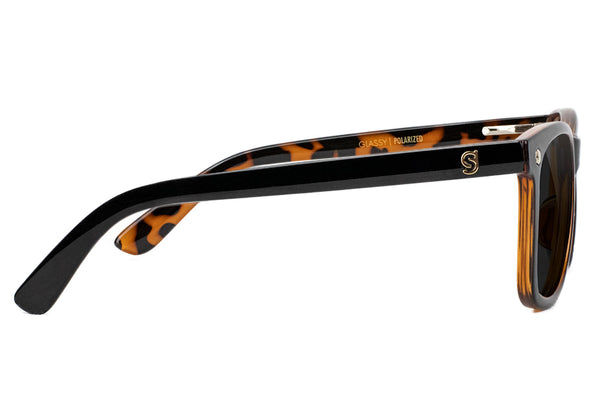 Glassy Sunhaters Mikemo Premium Matte Blackout/Blue Mirror