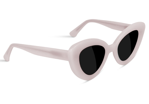 glassy sunhaters Zoey Premium Off White Transparent