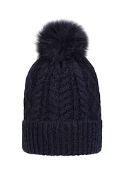 glenmuir Ladies Thermal Lined Faux Fur Bobble Hat