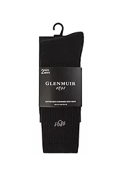 Glenmuir Mens 2 Pair Pack Cotton Crew Golf Socks