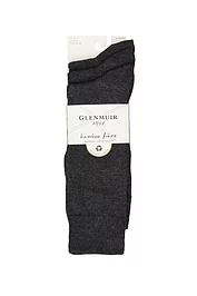 Glenmuir Mens 3 Pair Bamboo Plain Socks
