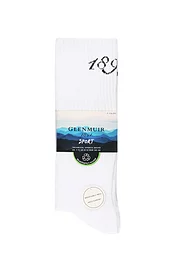 Glenmuir Mens 3 Pair Cotton Plain Crew Socks