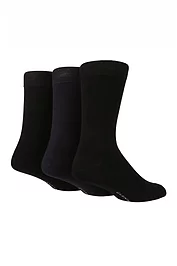 glenmuir Mens 3 Pair Gentle Grip Bamboo Crew Socks