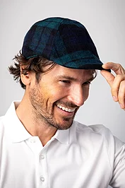 Glenmuir Mens And Ladies Tweed Duckbill Flat Cap