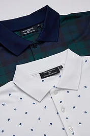 Glenmuir Mens Printed Performance Golf Shirt