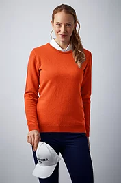 glenmuir Ladies Crew Neck Lambswool Midweight Golf Sweater Sale