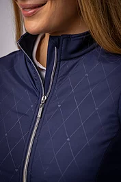 Glenmuir Ladies Full Zip Faux Fur Lined Padded Golf Gilet