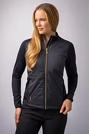 Glenmuir Ladies Full Zip Faux Fur Lined Padded Golf Jacket