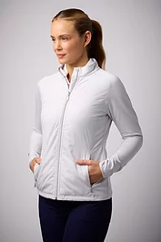 Glenmuir Ladies Full Zip Faux Fur Lined Padded Golf Jacket