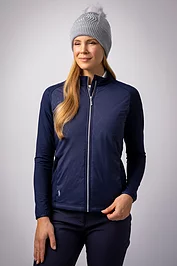 glenmuir Ladies Full Zip Faux Fur Lined Padded Golf Jacket