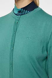 Glenmuir Ladies J Lindeberg X Glenmuir Button Merino Cardigan Sale