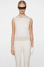 glenmuir Ladies J Lindeberg x Glenmuir Hooded Sleeveless Top Sale