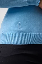 Glenmuir Ladies Quarter Zip Cotton Lightweight Golf Sweater