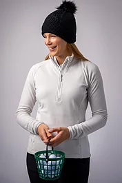 Glenmuir Ladies Quarter Zip Fleece Performance Midweight Golf Midlayer
