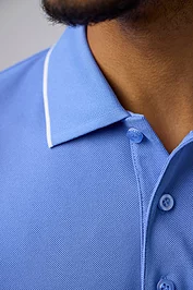 Glenmuir Mens Colour Block Performance Pique Golf Shirt