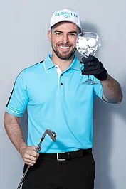 glenmuir Mens Contrast Panel Tipped Performance Pique Golf Shirt Sale