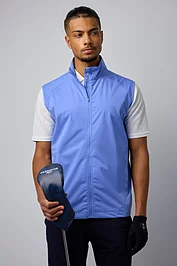 glenmuir Mens Full Zip Lightweight Stretch Water Repellent Golf Gilet glenmuir Mens Full Zip Lightweight Stretch Water Repellent Golf Gilet