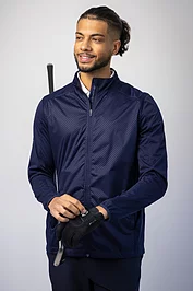 glenmuir Mens Full Zip Lightweight Stretch Water Repellent Golf Jacket