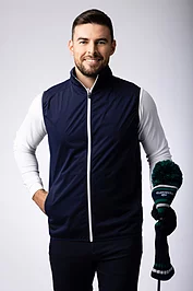 glenmuir Mens Full Zip Lightweight Water Repellent Golf Gilet Sale