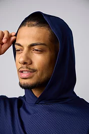 Glenmuir Mens Hooded Performance Midweight Golf Midlayer