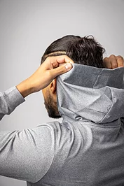 Glenmuir Mens Hooded Performance Midweight Golf Midlayer