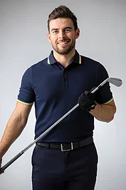 glenmuir Mens Irish Flag Performance Golf Polo Shirt glenmuir Mens Irish Flag Performance Golf Polo Shirt