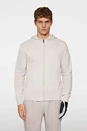 glenmuir Mens J Lindeberg x Glenmuir Full Zip Hooded Knitted Top Sale