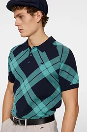 Glenmuir Mens J Lindeberg X Glenmuir Mesh Knitted Polo Shirt Sale