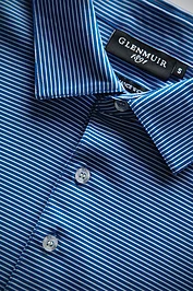 Glenmuir Mens Micro Stripe Performance Golf Polo Shirt