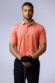 glenmuir Mens Micro Stripe Performance Golf Polo Shirt Sale