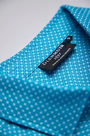 Glenmuir Mens Micro Tee Print Mercerised Cotton Golf Shirt