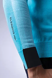 Glenmuir Mens Quarter Zip Birdseye Sleeve Cotton Golf Sweater Sale