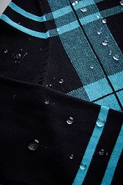 Glenmuir Mens Quarter Zip Checked Touch Of Cashmere Midweight Golf Sweater Sale