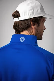 Glenmuir Mens Quarter Zip Colour Block Performance Golf Midlayer