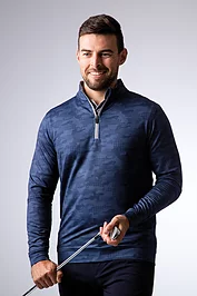 glenmuir Mens Quarter Zip Lightweight Performance Golf Midlayer Sale