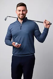 glenmuir Mens Quarter Zip Lightweight Performance Golf Midlayer glenmuir Mens Quarter Zip Lightweight Performance Golf Midlayer