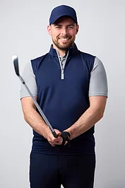 glenmuir Mens Quarter Zip Lightweight Performance Golf Slipover glenmuir Mens Quarter Zip Lightweight Performance Golf Slipover