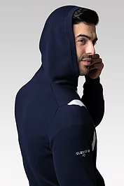 Glenmuir Mens Saltire Cross Cotton Lightweight Golf Hoodie