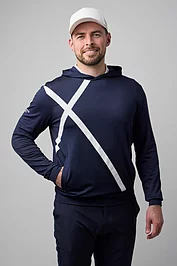 glenmuir Mens Saltire Performance Midweight Golf Hoodie glenmuir Mens Saltire Performance Midweight Golf Hoodie