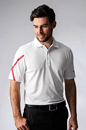 glenmuir Mens St George Cross Performance Golf Polo Shirt glenmuir Mens St George Cross Performance Golf Polo Shirt
