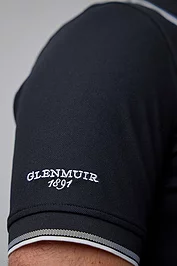 Glenmuir Mens Tipped Performance Pique Golf Polo Shirt