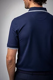 Glenmuir Mens Tipped Performance Pique Golf Polo Shirt