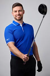 glenmuir Mens Tipped Performance Pique Golf Polo Shirt glenmuir Mens Tipped Performance Pique Golf Polo Shirt