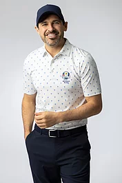 glenmuir Official Ryder Cup 2025 Mens All Over Trophy Print Performance Polo Shirt