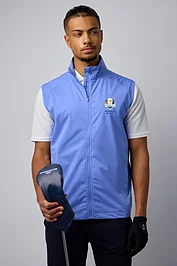 glenmuir Official Ryder Cup 2025 Mens Full Zip Lightweight Stretch Water Repellent Golf Gilet glenmuir Official Ryder Cup 2025 Mens Full Zip Lightweight Stretch Water Repellent Golf Gilet